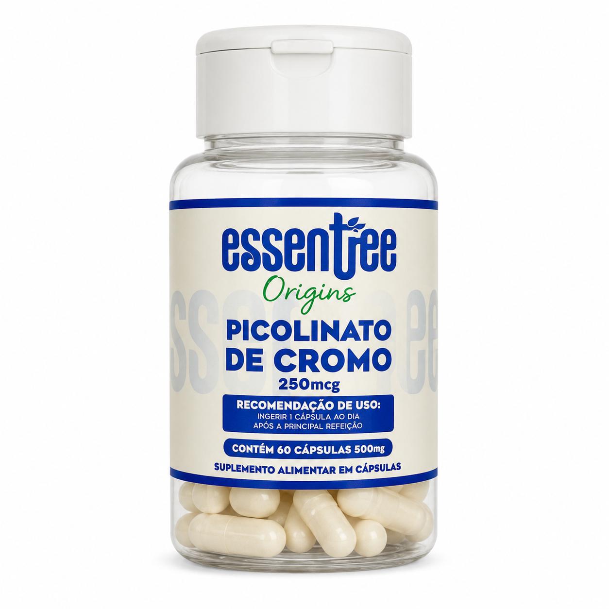 Picolinato de Cromo Essentree Origins, 60 cápsulas